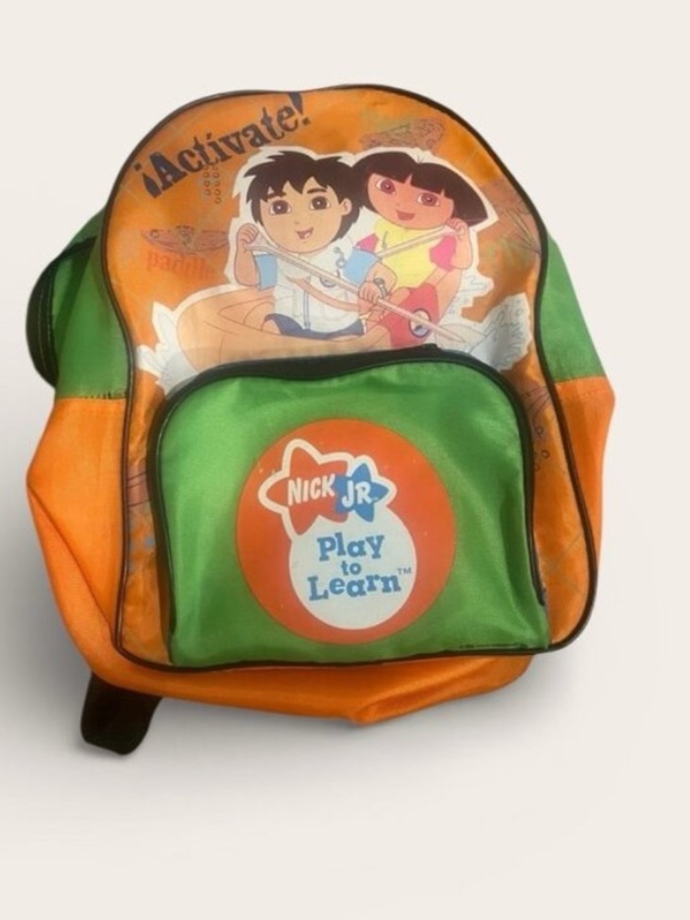 New Mini backpack kids bag 12 inch Diego and Dora Nickelodeon rare htf Nick Jr